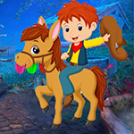 Play Games4King -  G4K Stillness Horse Rider Escape Game