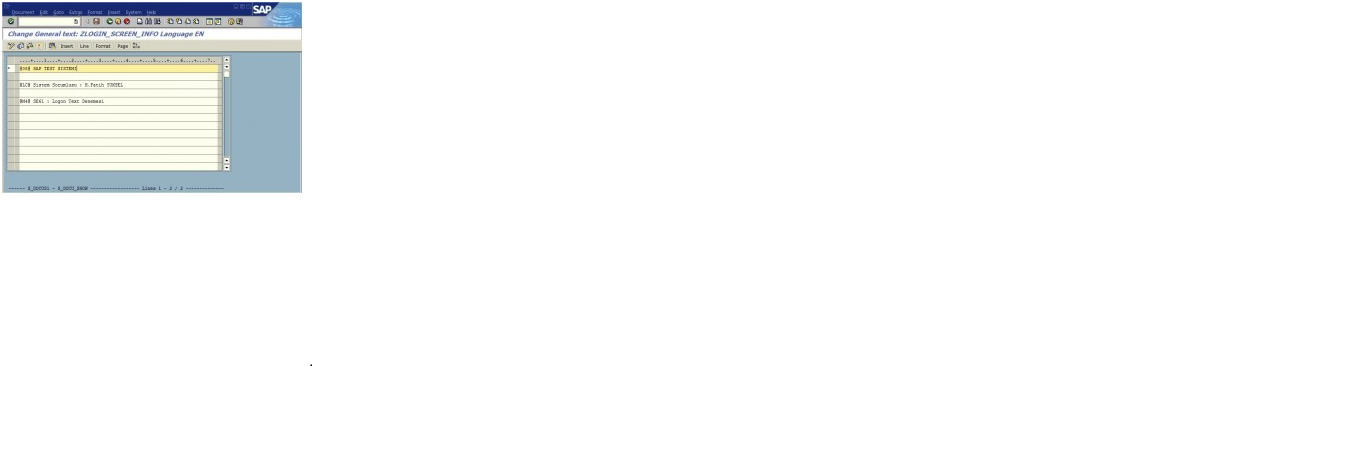 SAP BASIS Tutorial: Information texts to SAP LOGON screen