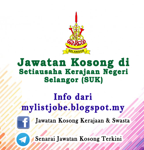 Jawatan Kosong di Setiausaha Kerajaan Negeri Selangor - 12 