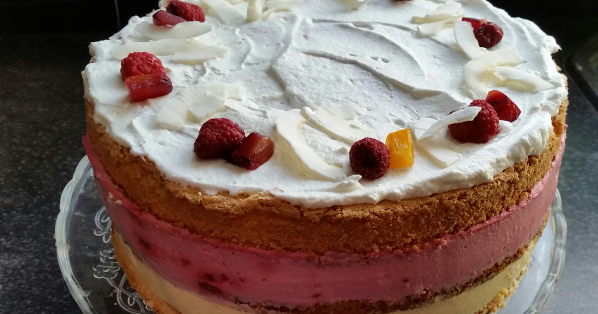 Himbeer-Pfirsich-Torte - Tante Reenes Back- und Kochwelt