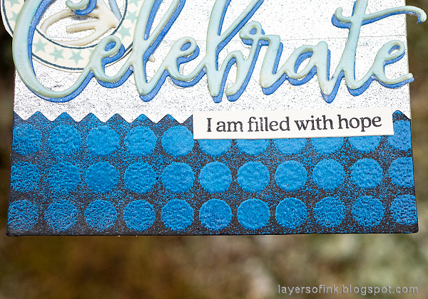 Layers of ink - Celebrate 2021 Tag Tutorial by Anna-Karin Evaldsson.