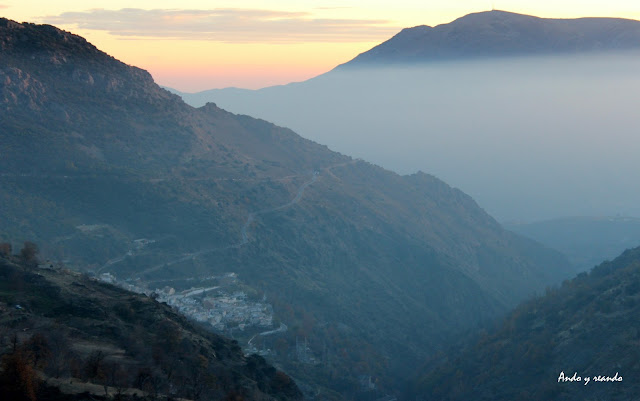 Vistas del valle de Poqueira Capileira
