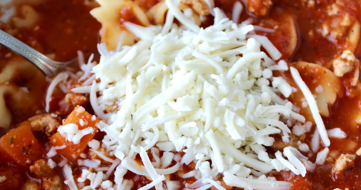 Pressure Cooker Lasagna Soup