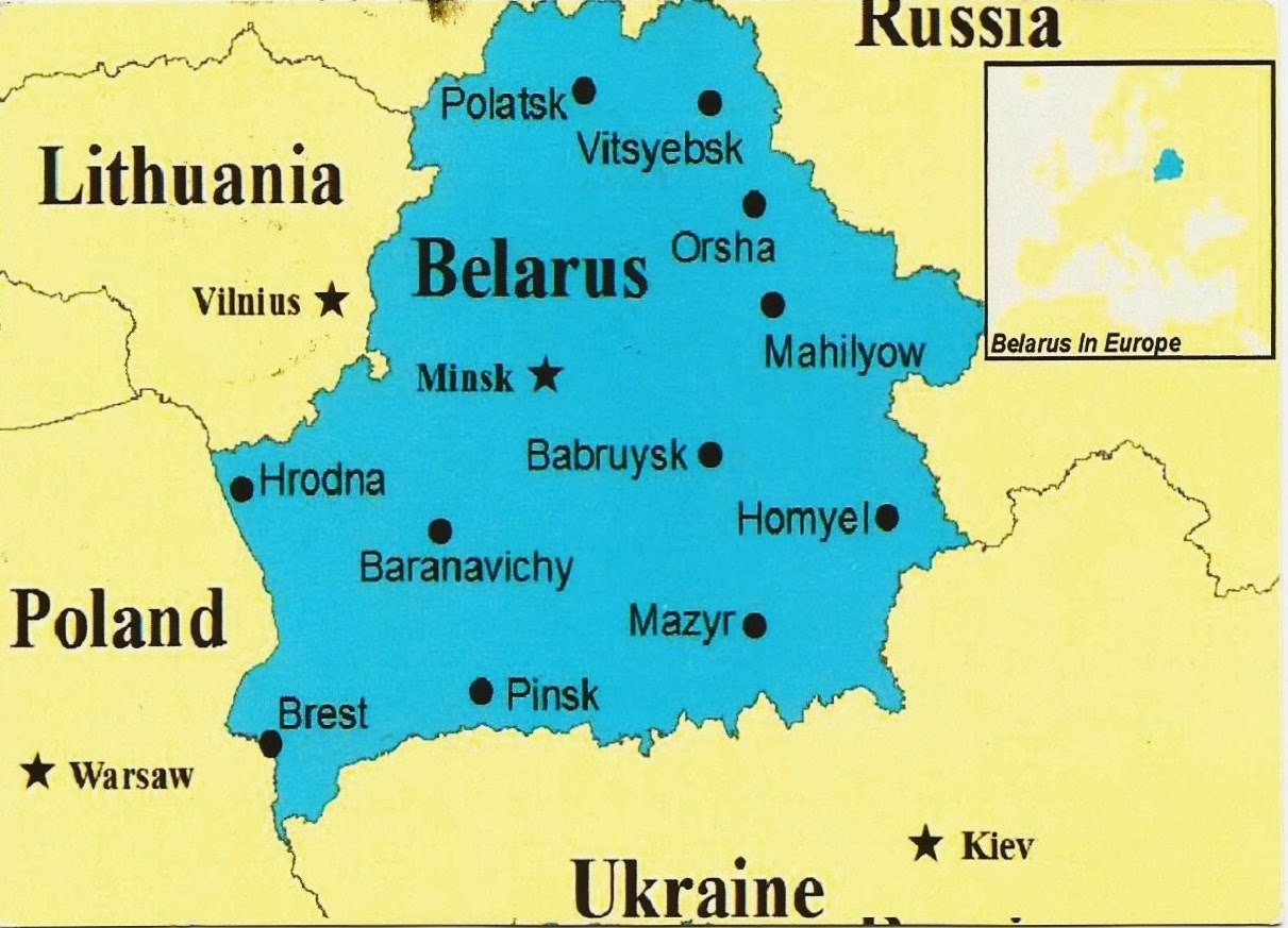 Belarus Location On World Map World Map