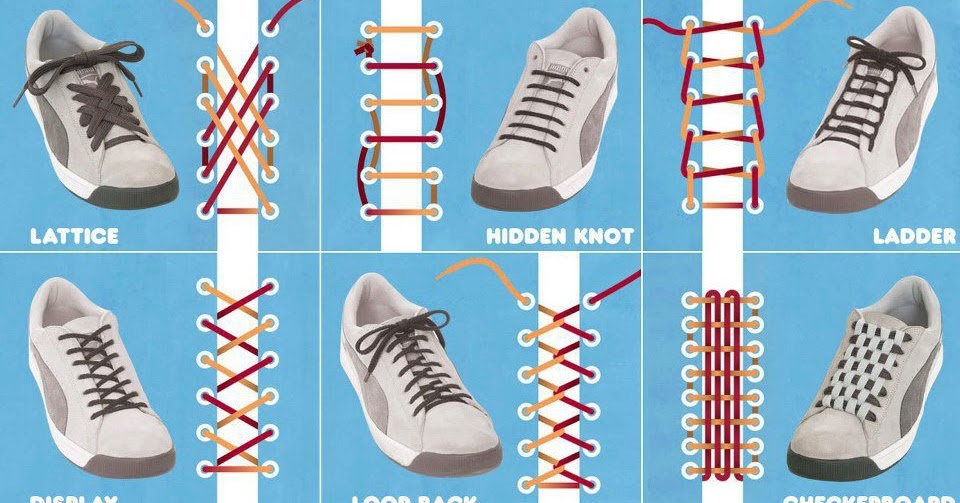 15 Different Cool Ways To Tie Shoelaces | Engineering Discoveries