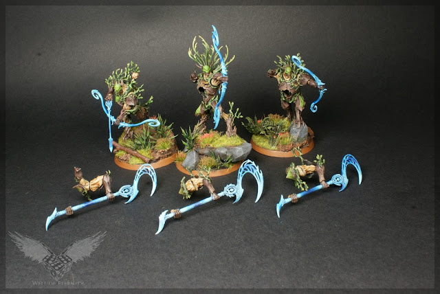 Warhammer Age of Sigmar Order Unit Sylvaneth Kurnoth Hunters with Greatbows magnetised 8