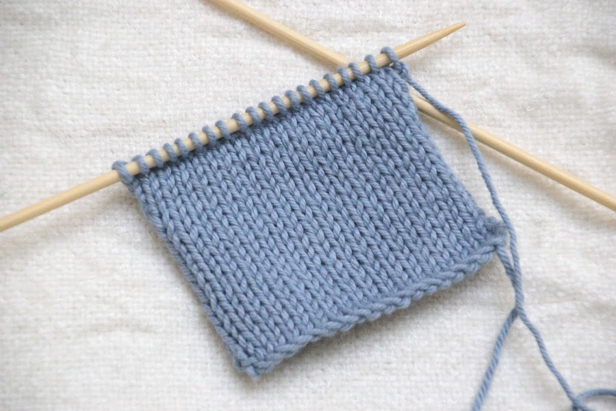 curso aprender a tejer punto jersey punto media. Blog costura y diy.