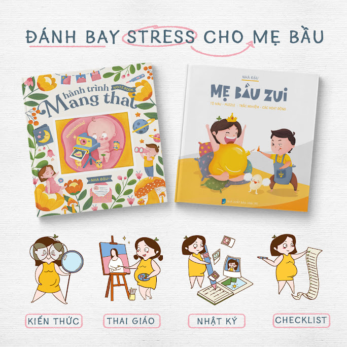 [A116] Chọn sách thai giáo bổ ích nhất cho Bà Bầu mang thai tháng đầu