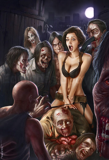 Horny zombies by Rafater for Ediciones Babylon