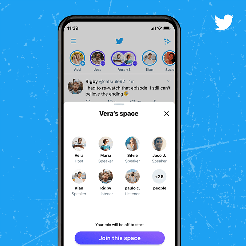 Twitter Spaces officially arrived on iOS and Android and here's how it