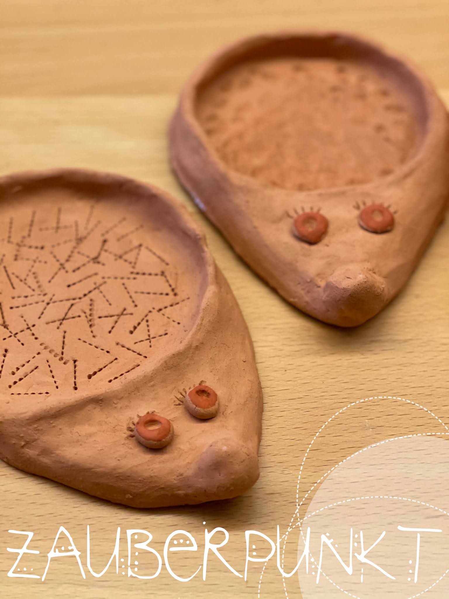 *ZAUBERPUNKT*: Kresseigel aus Ton - DIY für Kinder Weihnachtsgeschenkidee