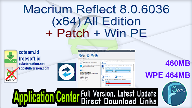 Macrium Reflect 8.0.6036 (x64) All Edition + Patch + Win PE_ ZcTeam.id