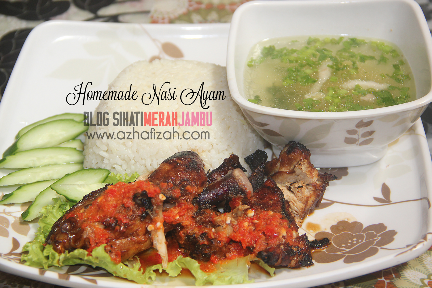 homemade nasi ayam