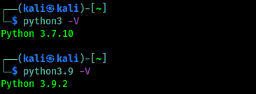 python default version is lower python default version is lower