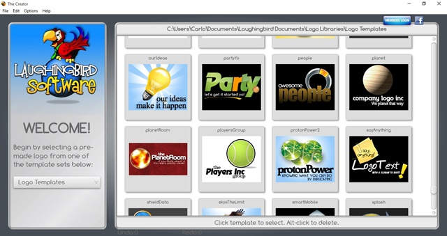The Logo Creator Programa para crear logos Versión 7.0