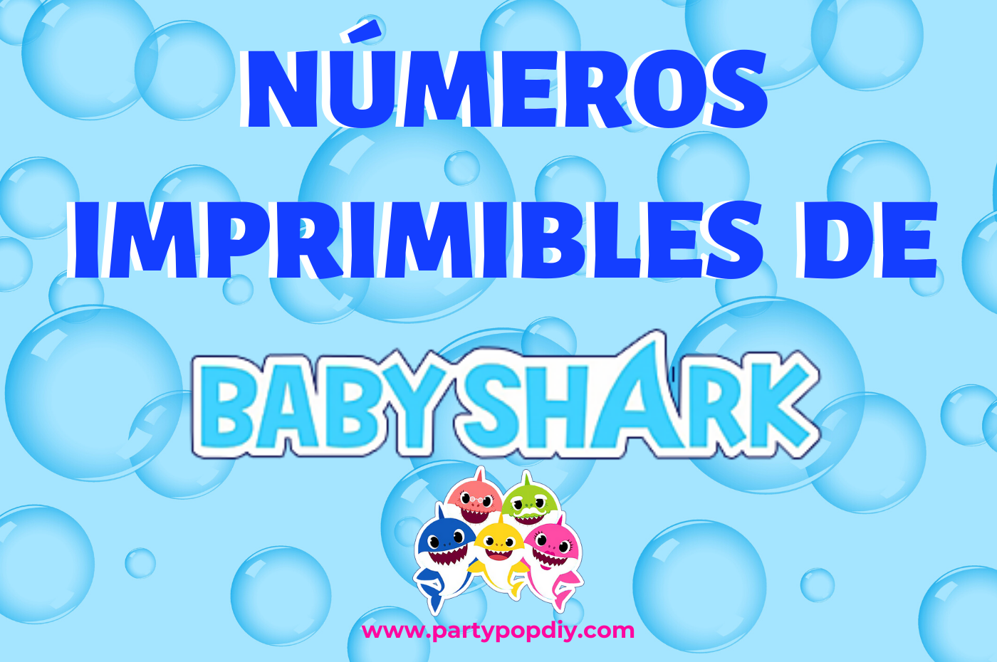 Cumpleaños de Baby Shark - Baby Shark - Dibujos para colorear para niños