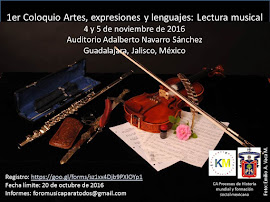 1er Coloquio Artes, expresiones y lenguajes: Lectura musical