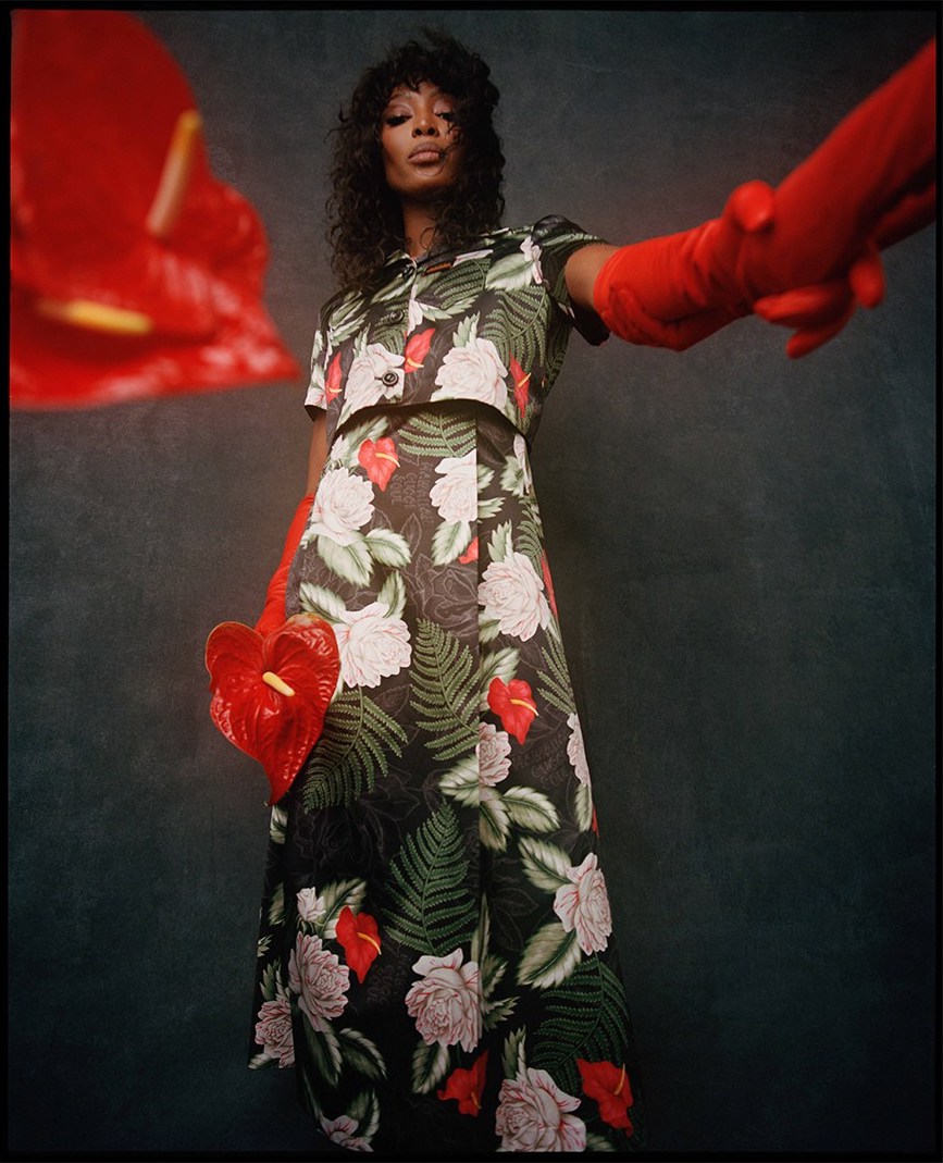 Naomi Campbell in Vogue Spain July 2020 by Nadine Ijewere