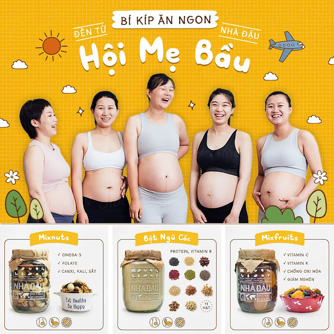 [A36] Hạt dinh dưỡng: Dinh dưỡng vàng cho sức khỏe của Mẹ Bầu và thai nhi