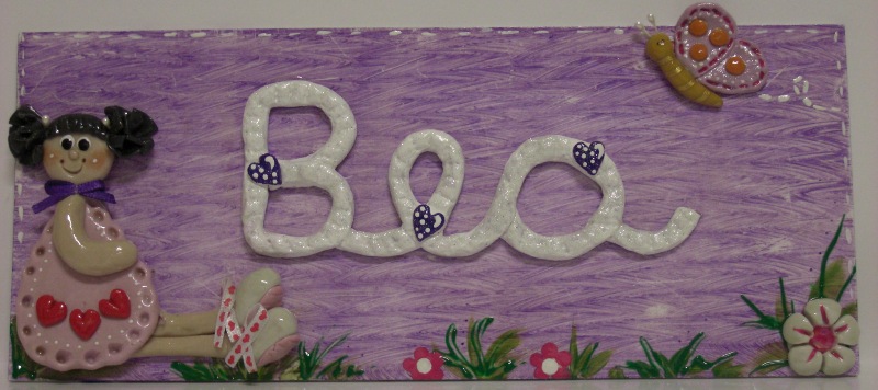 HECHO A MANO: Letrero para cuartos