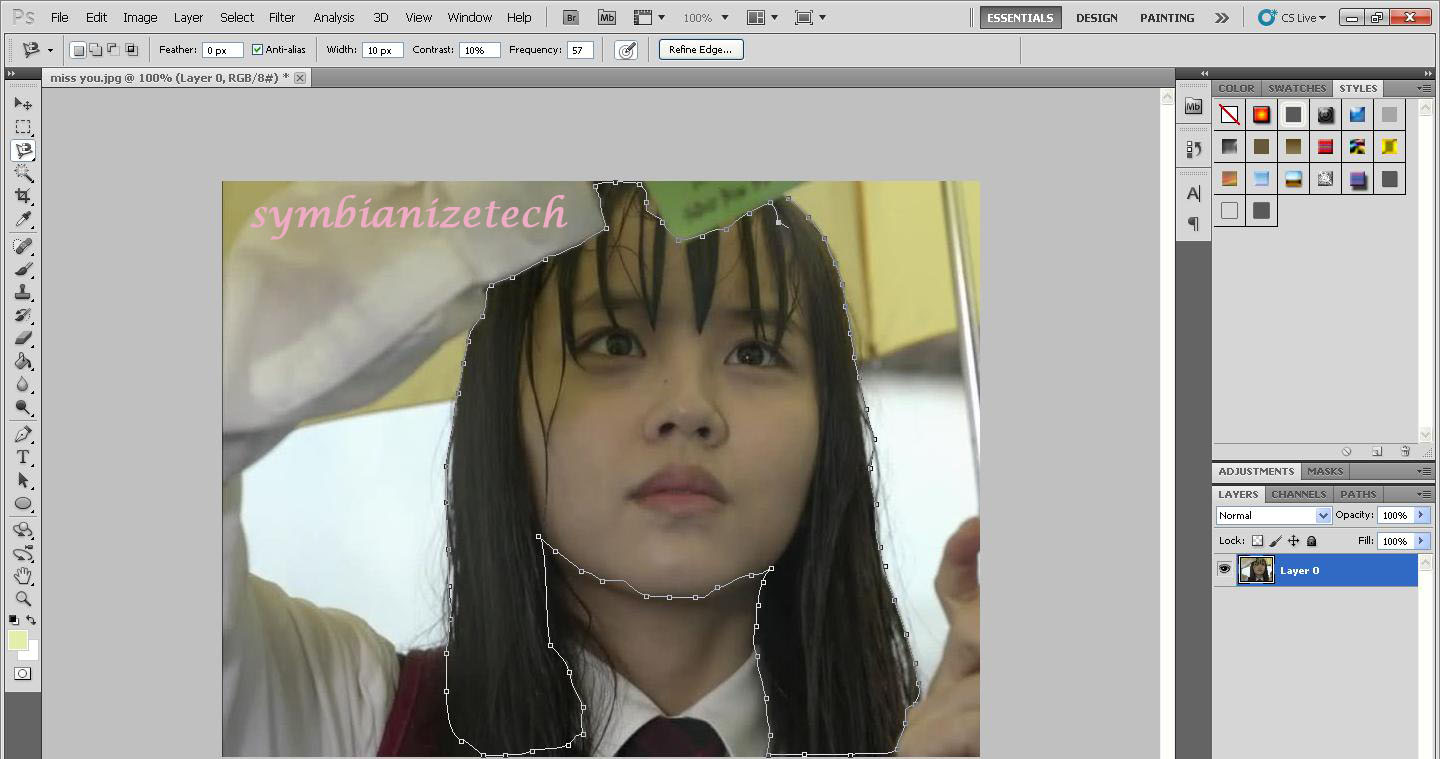 How to use lasso tools in adobe photoshop technology information section