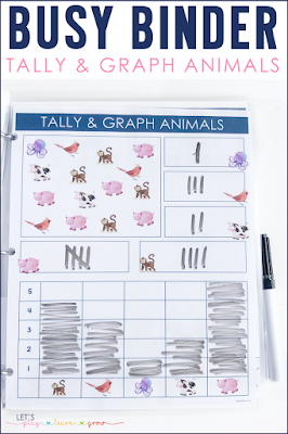 Tally & Graph Busy Binder Activity