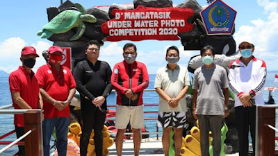 Gubernur Olly Apresiasi Event Mangatasik Underwater Photo Competition 2020