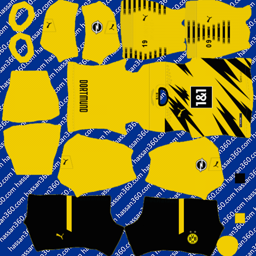 Borussia Dortmund Kits DLS 2021 DLS 21 Kits and Logo