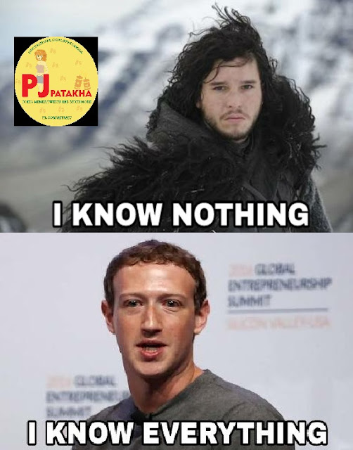 Funny memes - John Snow vs Mark Zuckerberg