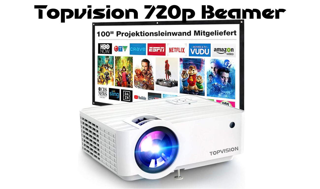 26) Topvision LED Beamer 720p