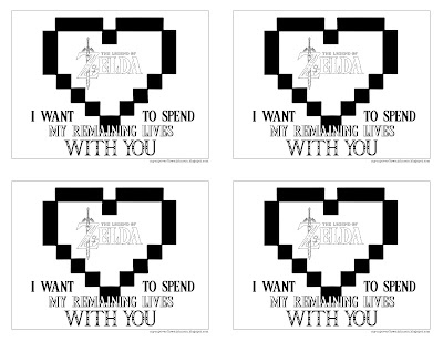 Free Valentine postcards to print and hand out