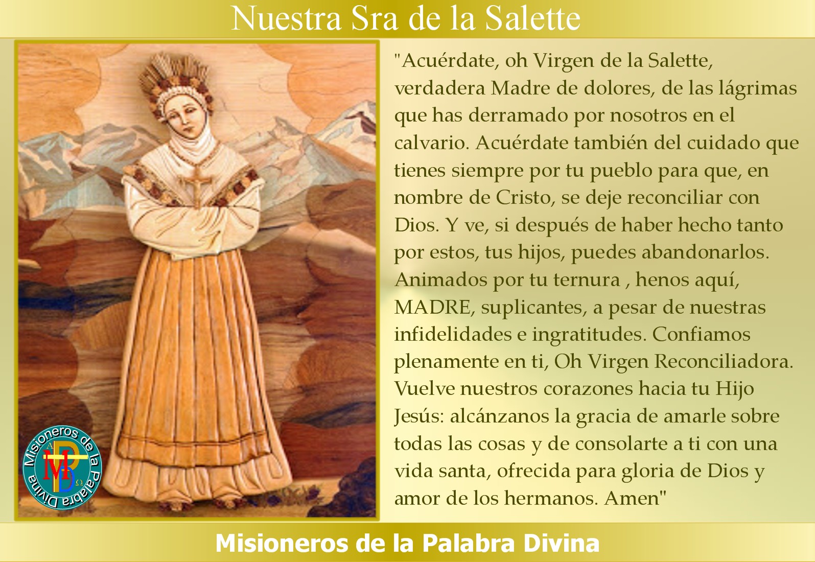 Un Padrenuestro, Un Avemaría y Un Gloria por el Papa SANTORAL