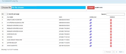 File Manager PHP Source Code - Free Source code Download & Tutorials ...