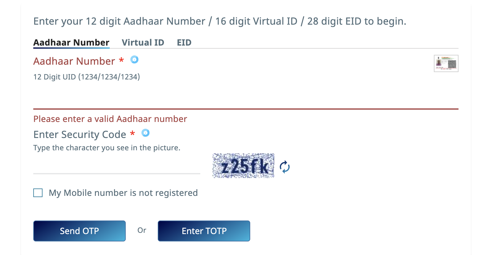 Resident PVC UIDAI PVC Card Status 2020 ATM Aadhaar Date