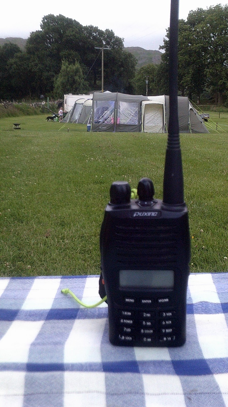 wigton physics Estimating the walkie talkie frequency