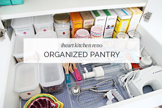 IHeart Organizing: IHeart Kitchen Reno: An Organized Pantry