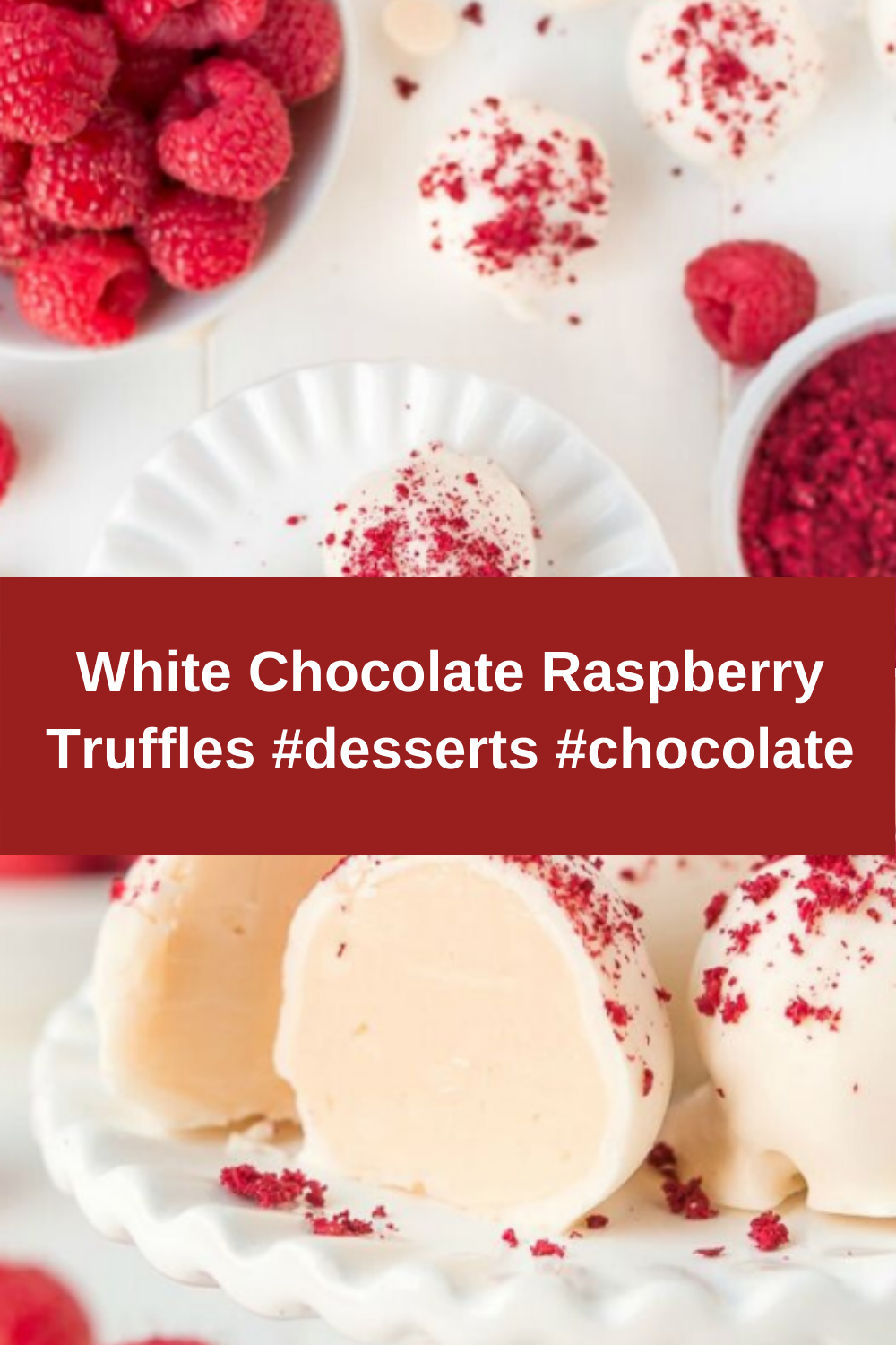 White Chocolate Raspberry Truffles Recipes Easy