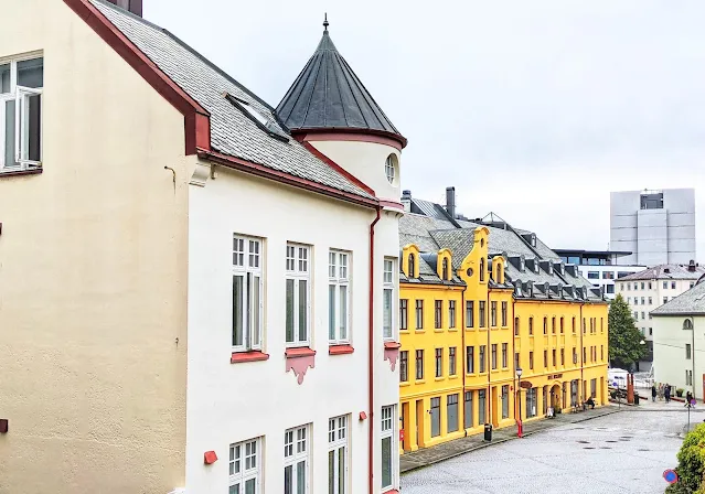 Art Nouveau architecture in Alesund Norway