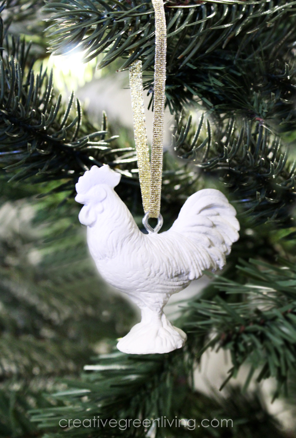 How to Make a Farmhouse Style Chicken Christmas Ornament Creative
