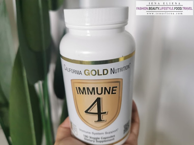 California Gold Nutrition, Immune 4, Immune System Support, 180 Veggie Capsules