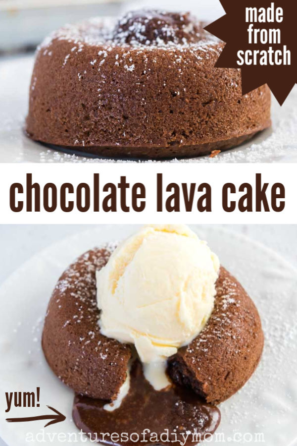 Chocolate Lava Cake Recipe Adventures of a DIY Mom