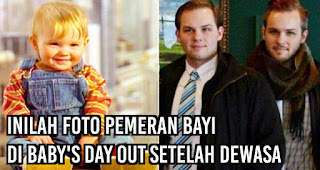 Inilah Foto Pemeran Bayi di Baby's Day Out setelah dewasa