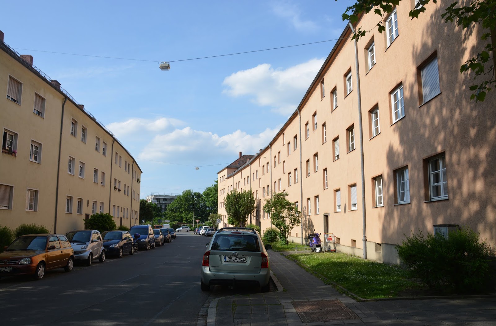 Nürnberginfo Die NordostbahnhofSiedlung der WBG