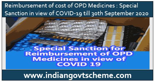 Reimbursement of cost of OPD
