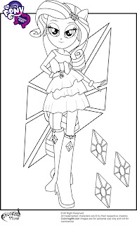 mlp rarity equestria girls coloring pages