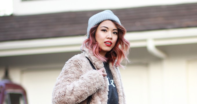 On the Run in a Faux Fur Jacket | beautybitten | a personal style