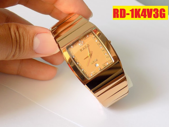 Đồng hồ nam dây đá ceramic vàng Rado RD 1K4V3G