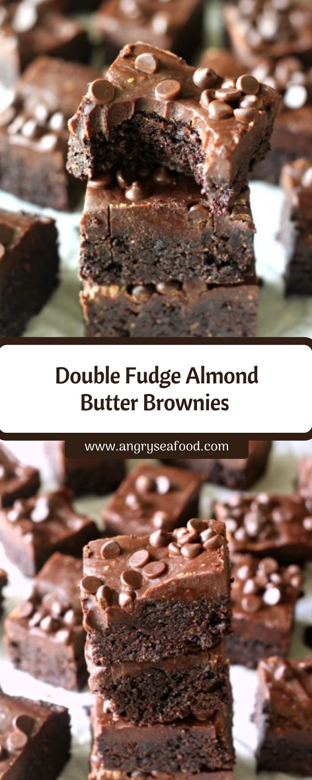 Double Fudge Almond Butter Brownies Double Fudge Almond Butter Brownies
