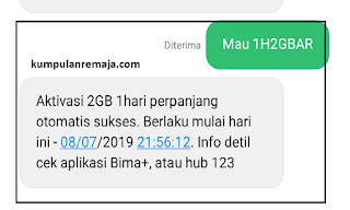 Cara Daftar Promo Paket Internet Tri 2gb 1500 Kumpulan Remaja