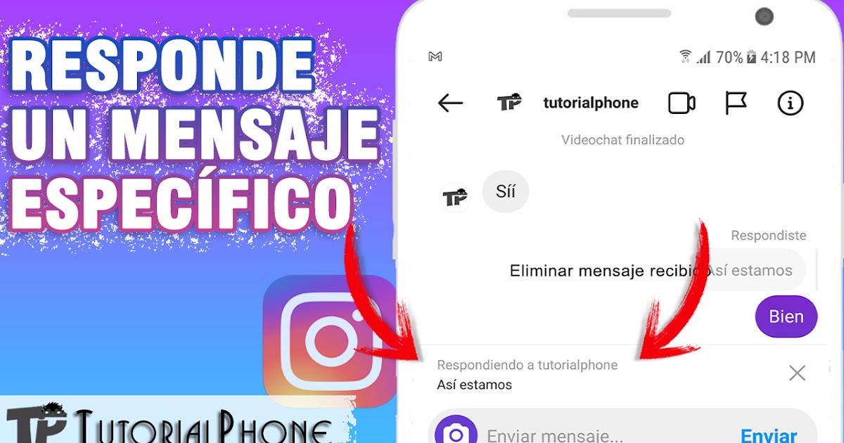 Porque No Me Deja Responder Mensajes En Instagram Cómo responder mensajes en Instagram - específicos